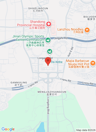 Map showing Jinan Shi, China