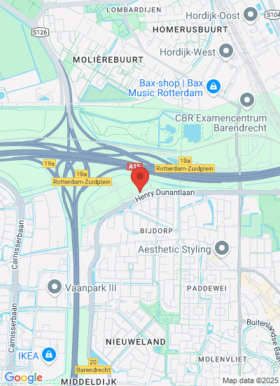Map showing Barendrecht, Netherlands