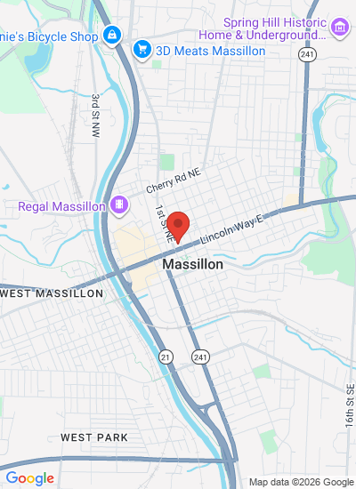 Map showing Massillon, United States