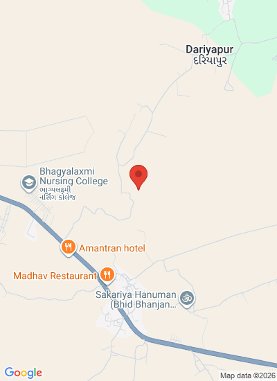 Map showing Modasa, India