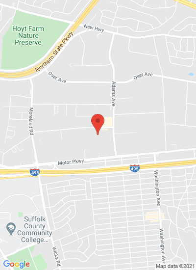 Map showing Hauppauge, United States
