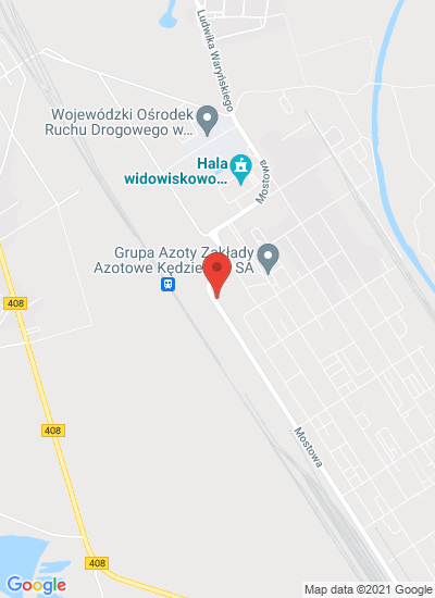 Map showing Kędzierzyn-Koźle, Poland