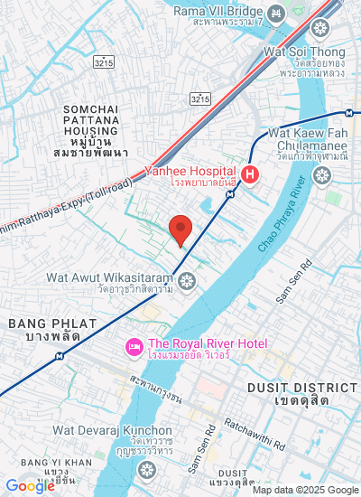 Map showing Thailand