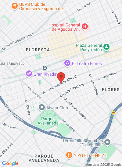 Map showing Olivos, Argentina