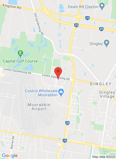 Map showing Mentone, Australia