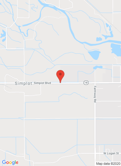 Map showing Caldwell, United States