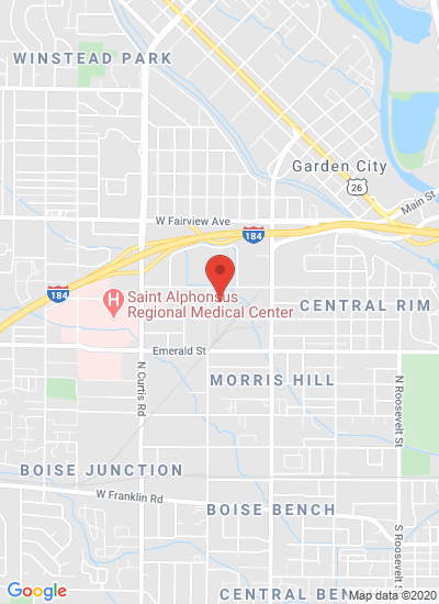 Map showing Boise, United States