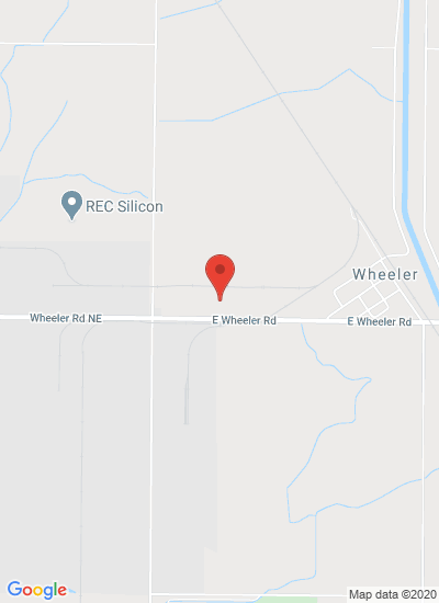 Map showing Moses Lake, United States