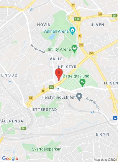 Map showing Oslo, Norway