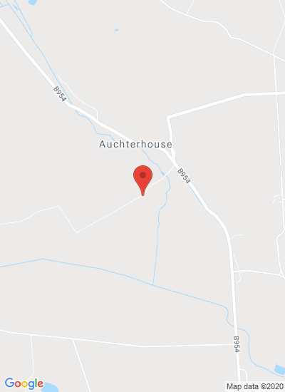 Map showing Auchterhouse, United Kingdom