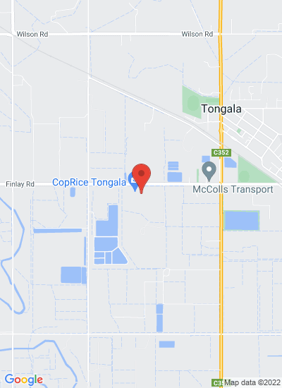 Map showing Tongala, Australia