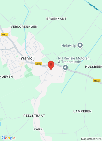 Map showing Wanroij, Netherlands