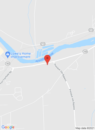 Map showing Presque Isle, United States