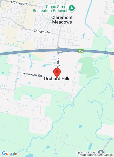Map showing Australia