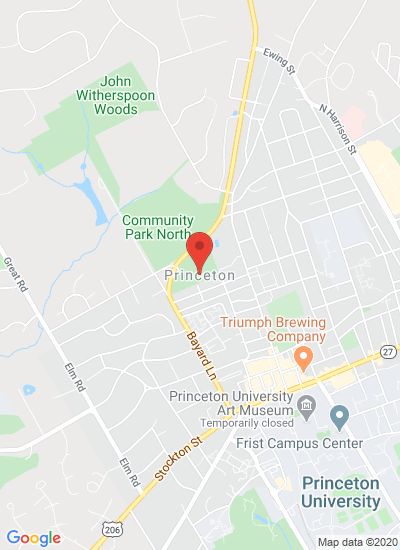 Map showing Princeton, United States