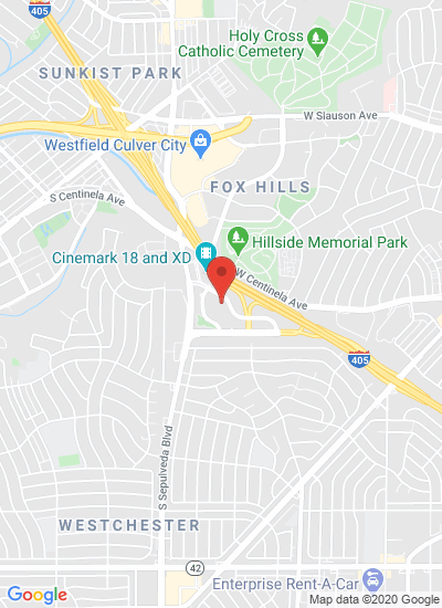 Map showing Los Angeles, United States