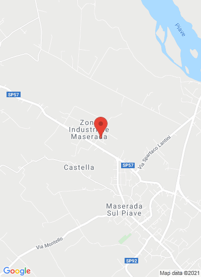 Map showing Maserada di Piave, Italy