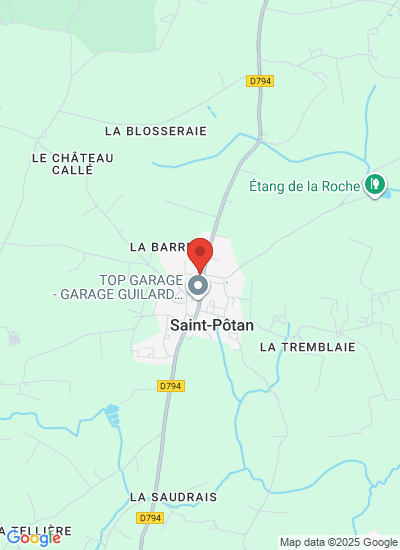 Map showing Saint-Potan, France