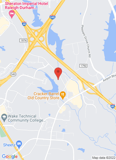 Map showing Morrisville, United States