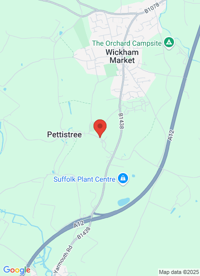 Map showing Suffolk, United Kingdom