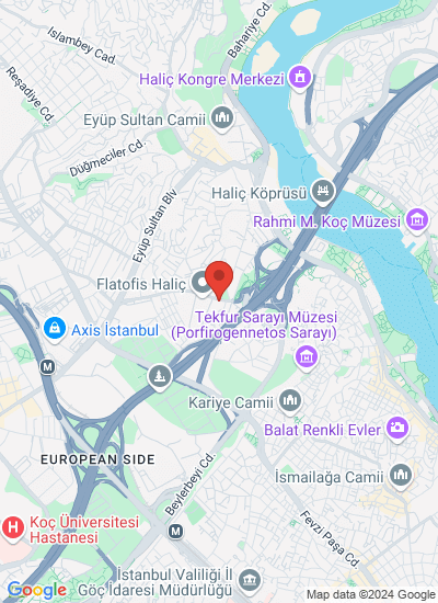 Map showing Istanbul, Türkiye