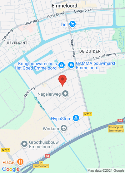 Map showing Emmeloord, Netherlands