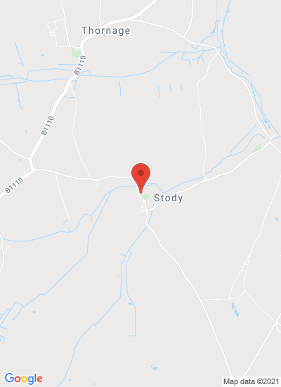 Map showing Norfolk, United Kingdom