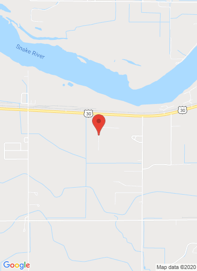Map showing Burley, United States