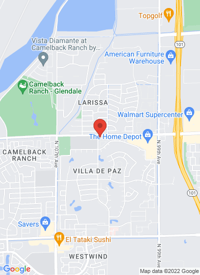 Map showing Phoenix, United States
