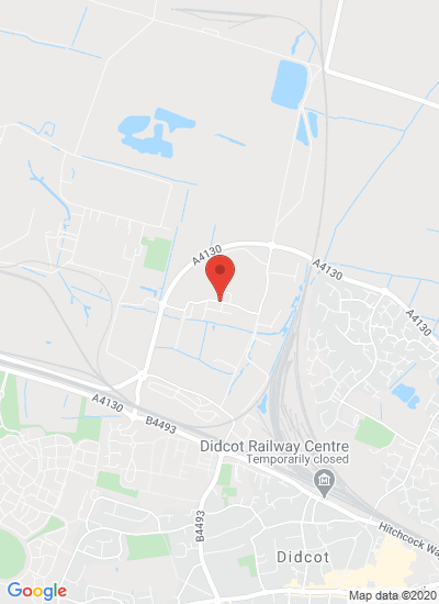 Map showing Didcot, United Kingdom