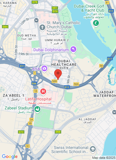 Map showing United Arab Emirates