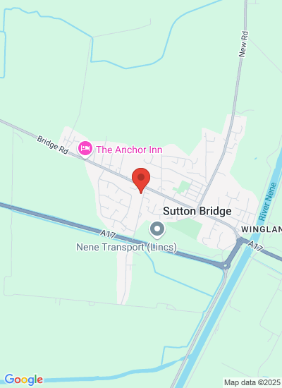 Map showing Lincolnshire, United Kingdom