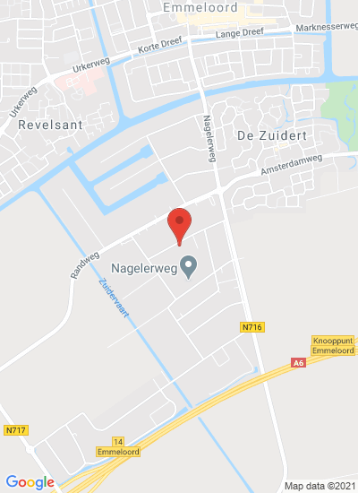 Map showing Emmeloord, Netherlands