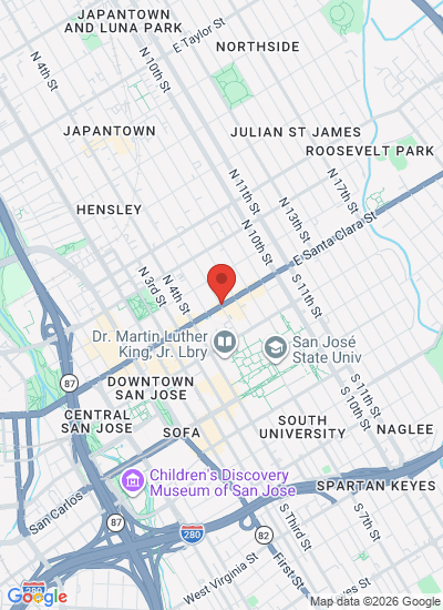 Map showing San Jos, United States