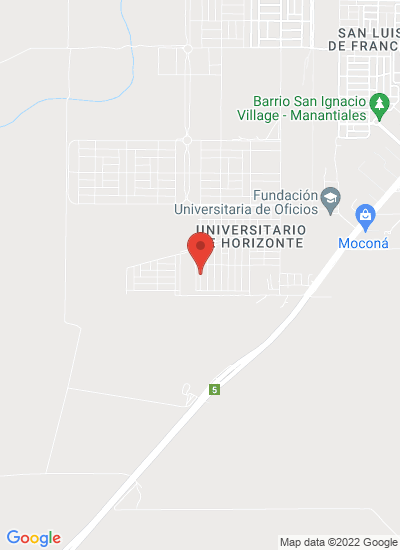 Map showing Córdoba, Argentina