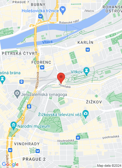 Map showing Czechia