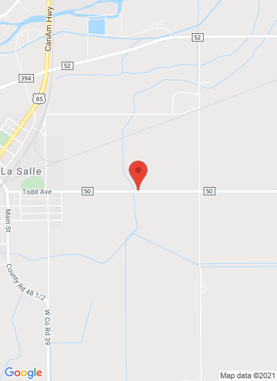 Map showing La Salle, United States