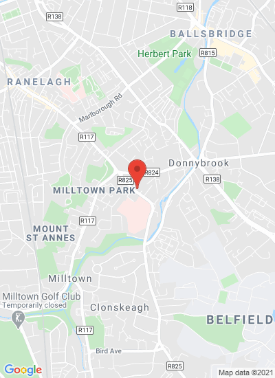 Map showing Ireland