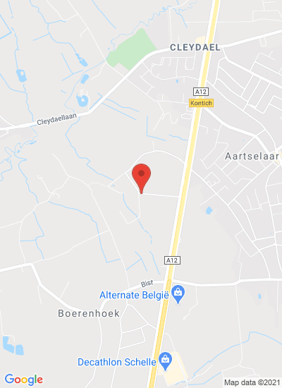 Map showing Aartselaar, Belgium