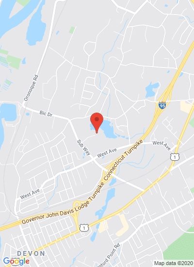 Map showing Milford, United States