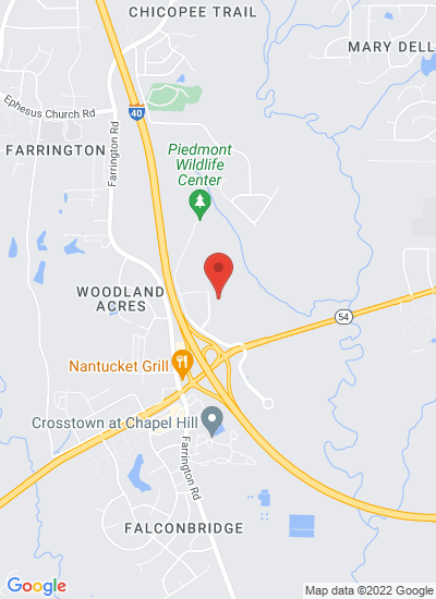 Map showing Durham, United States
