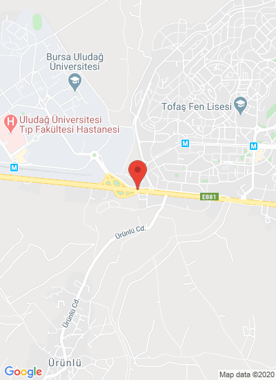 Map showing Akçalar Kasabası, Türkiye