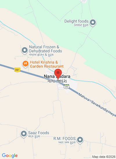 Map showing Mahuva, India
