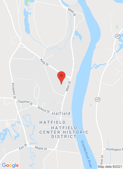 Map showing Hatfield, United States