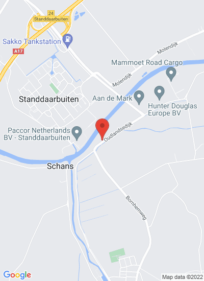 Map showing Oudenbosch, Netherlands