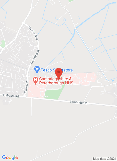 Map showing Fulbourn, United Kingdom