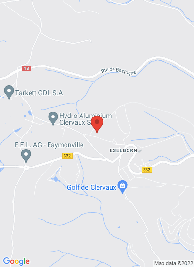 Map showing Eselborn, Luxembourg