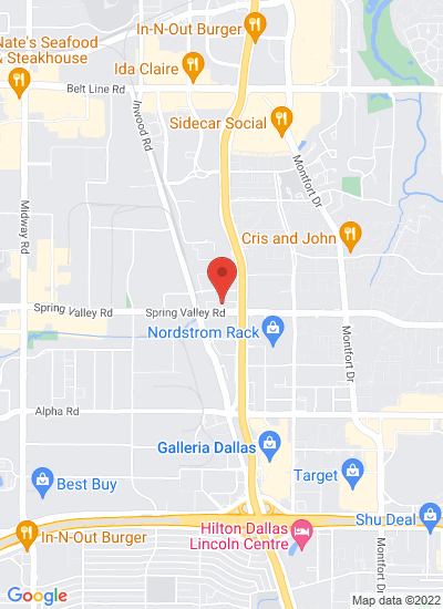 Map showing Dallas, United States