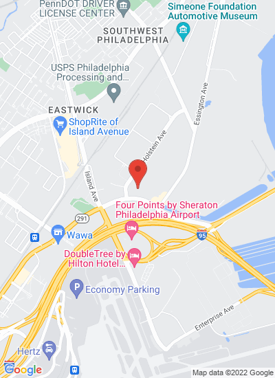 Map showing Philadelphia, United States