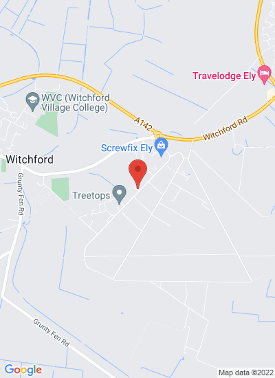 Map showing Ely, United Kingdom